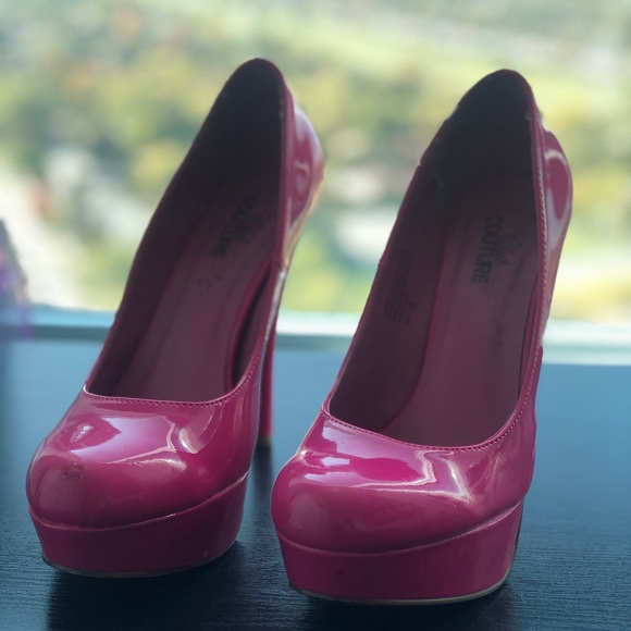 Hot Pink heels - Picture 1 of 2